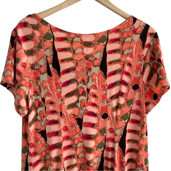 Signature by Robbie Bee Short Sleeve Midi Dress (1X) - Picture 7 of 12